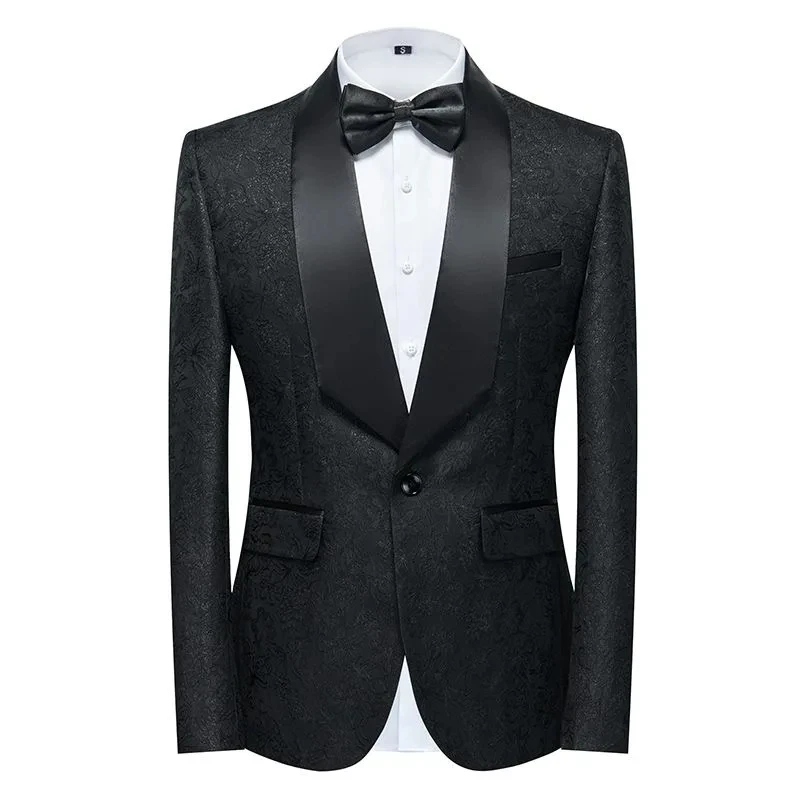 H156 Suit best man tuxedo banquet host performance suit