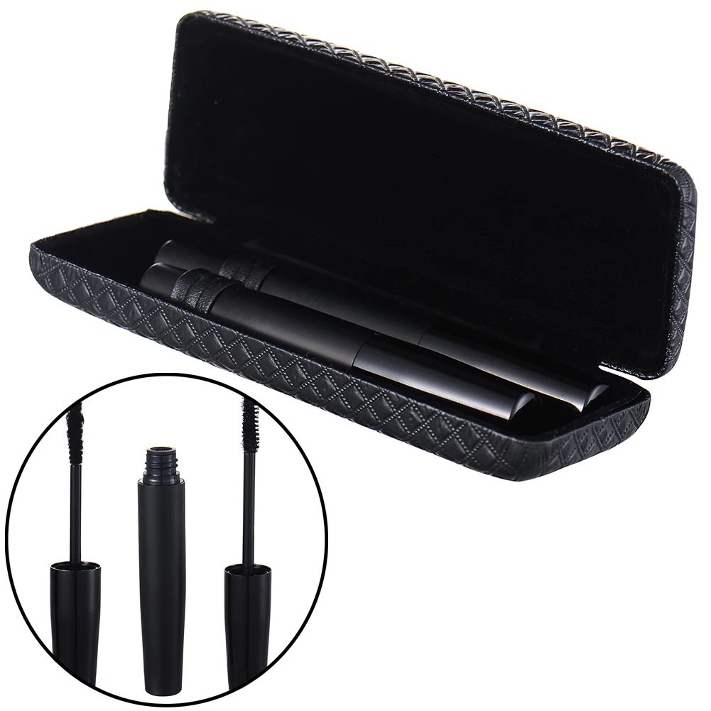 

2pcs/set Waterproof Fiber Lashes Mascara 3D Makeup Set Eyelash Mascara High Quality Make Up Beauty Double Mascaras