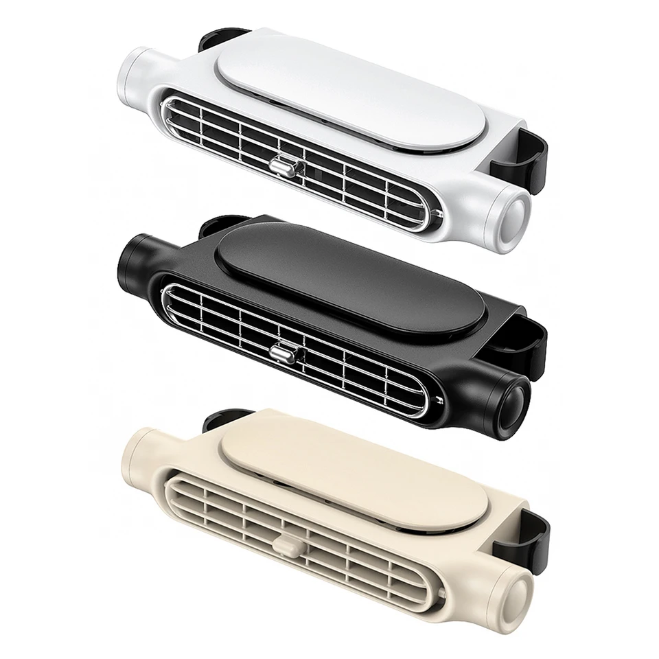 USB Car Rear Headrest Cooling Fan with Adjustable Speed