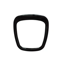 Carbon Fiber Steering Wheel Trim Sticker - Premium Car Interior Decoration Accessory (Style 2 Black)
