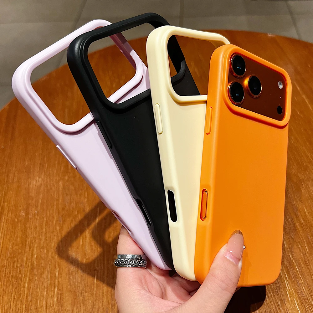 Matte Soft Candy Color Silicone Shockproof Phone Case with Solid Protection