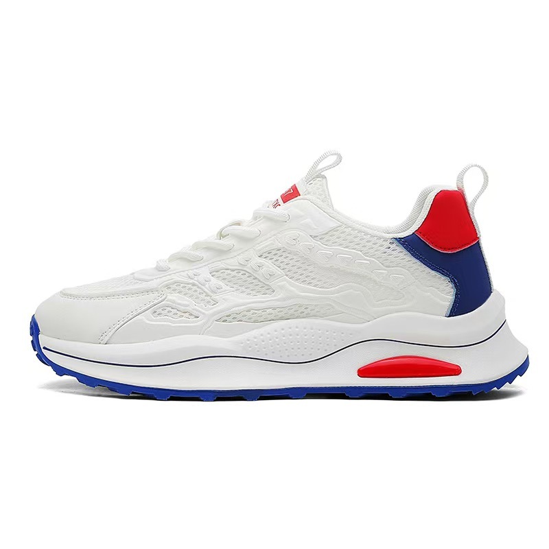 New Man's Breathable Mesh Shoes Summer 2025 Out Casual Running Shoes Soft Bottom Comfort Light Fashion Shoes Thick Sole Sneakers