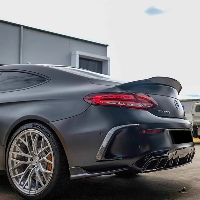 ABS 리어 루프 스포일러, 벤츠 W205 쿠페 2015-2017 C63 AMG C200 C250 C180 C300 C350 용 C 클래스 W205