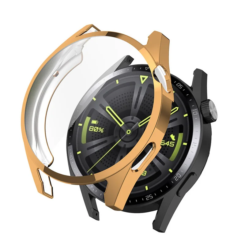 TPU Screen Protector Case For Huawei Watch GT3 46mm Soft Case Full Protective Cover for Watch GT 3 42mm Smartwatch Accessories watch screen protector case watch protective case watch cover watch protective cover tpu protective case watch accessory