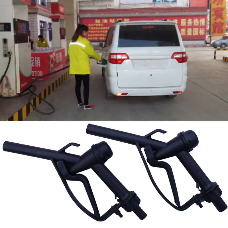 P82D 3/4"/ 1" Heavy Duty for Diesel Nozzel Max Flow 45 Liters/Minute PP Body Multifucntional Fuel Gun Hose Trigger Nozzle