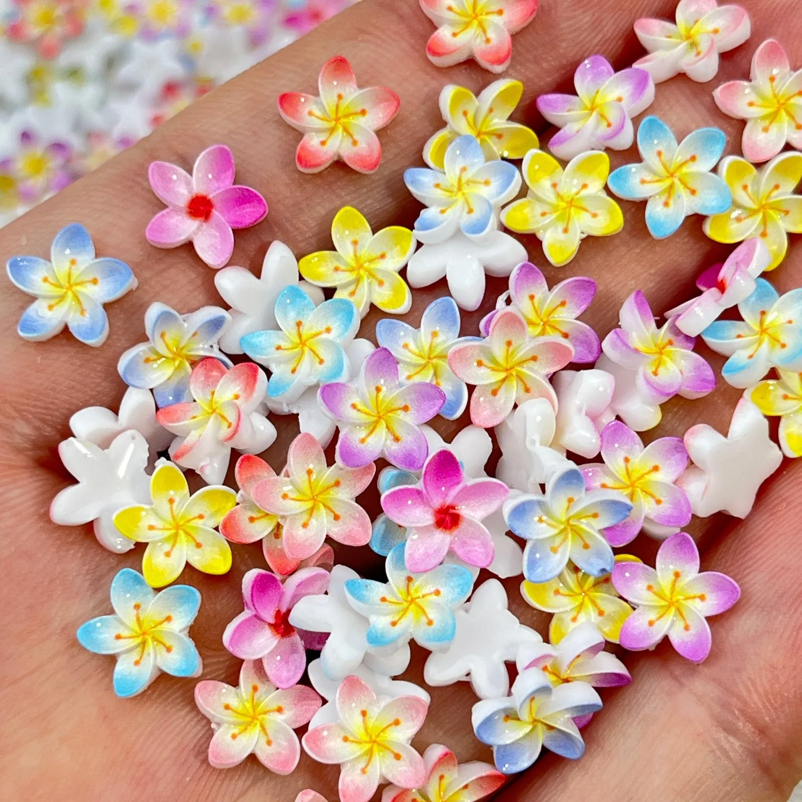 Ocean-Inspired Nail Art Charms - Shiny Shell & Sea Star Decorative Accents