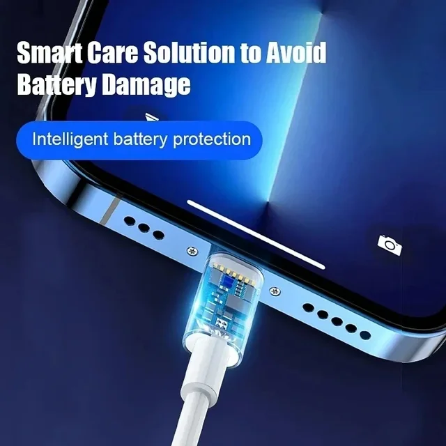 الأصلي الاتحاد الأوروبي شاحن كابل يو اس بي آيفون X XR XS 7 8 14 زائد 11 12 13 برو ماكس شحن سريع الحبل 1 متر 2 متر 3 متر USB كابل شحن البيانات