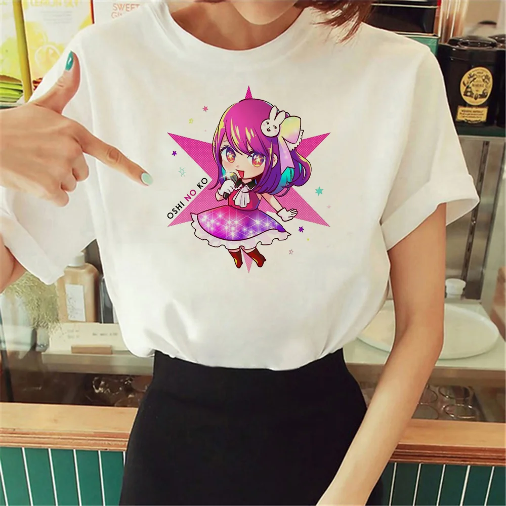 

Oshi No Ko tshirt women designer Japanese summer t-shirts female graphic clothing