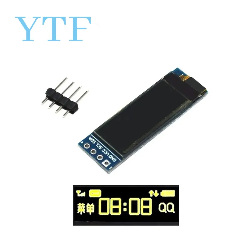 OLED LCD Display Module for oled lcd display module 0.91 Inch 128x32 128 32 I2C IIC Interface Serial White Blue 0.91" 12832 SSD1306 LCD Screen