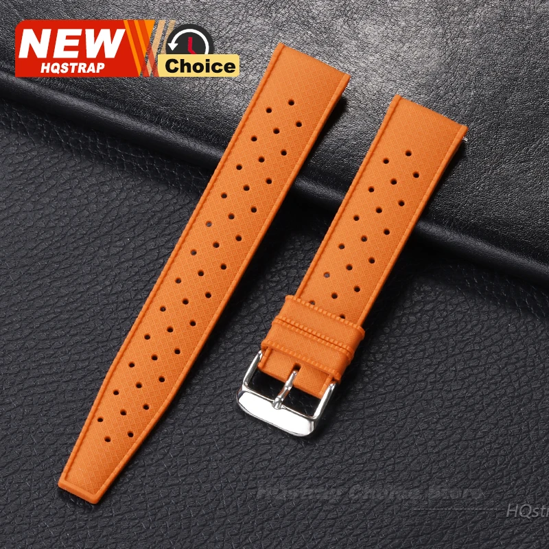 Quick Release Tropical Silicone Waterproof Strap – 18mm, 20mm, 22mm