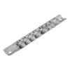 Socket Storage Rack Holder 1/4‘’ 3/8‘’ 1/2‘’ With 8 Clips On Rail Tool Organizer Storage Power Tool Accessories 5