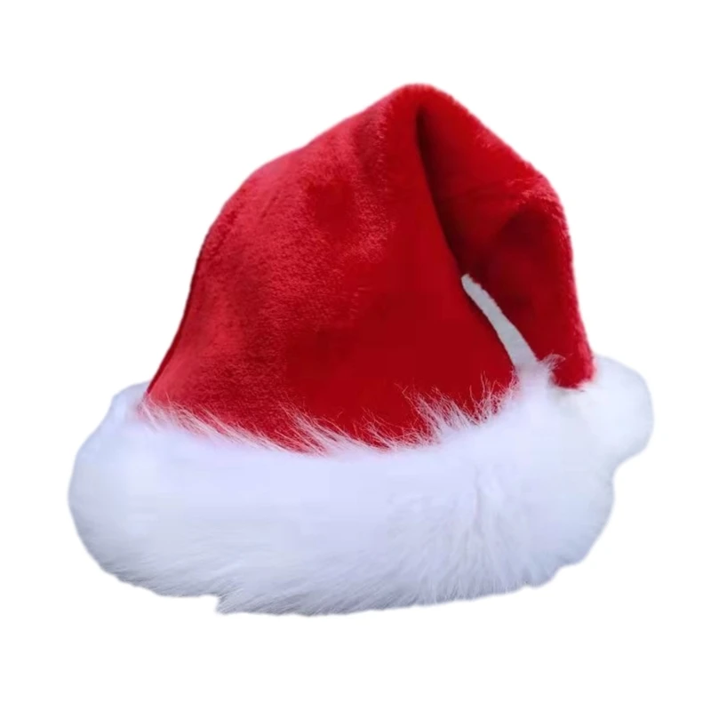 Y1UB Festive Christmas Headwear Thicken Plush for New Year Christmas Party