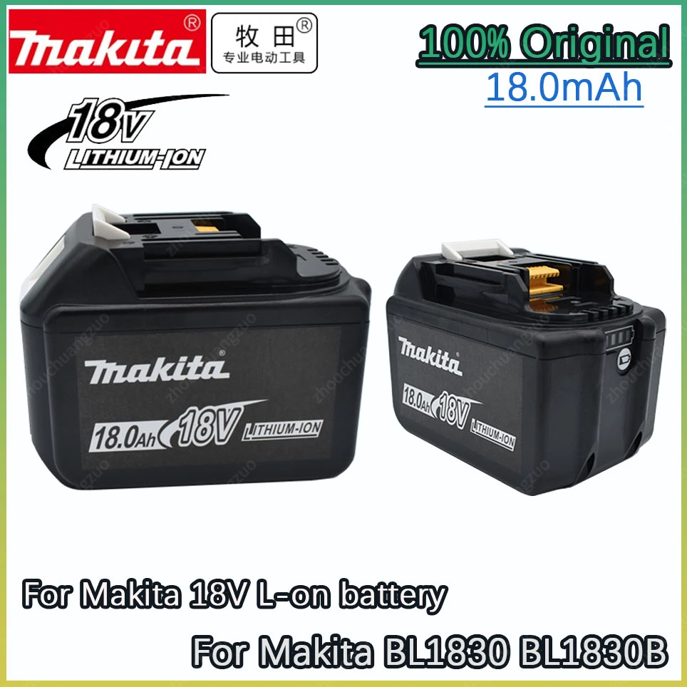 

100% Makita Replacement 18V 18.0Ah Battery For BL1830 BL1830B BL1840 BL1840B BL1850 BL1850B rechargeable battery LED indicateur