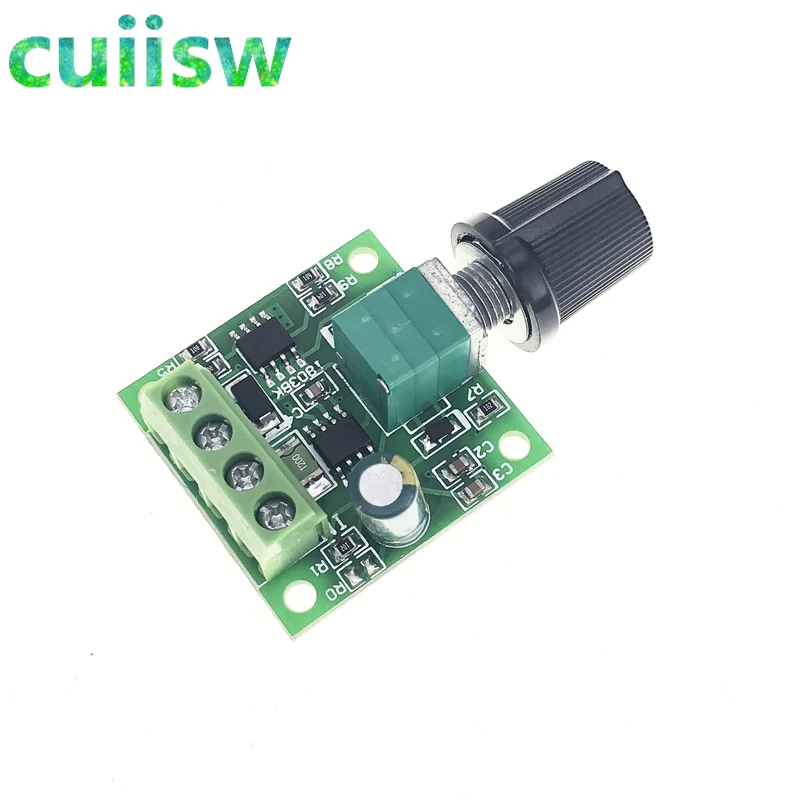 DC Motor Speed Controller Motor Speed Controller Electric Motor Speed Controller 30W 2A DC 1.8V-15V PWM Motor Speed Controller Regulator Low Voltage Fan Speed Control Switch PWM Adjustable Drive 5V 12V