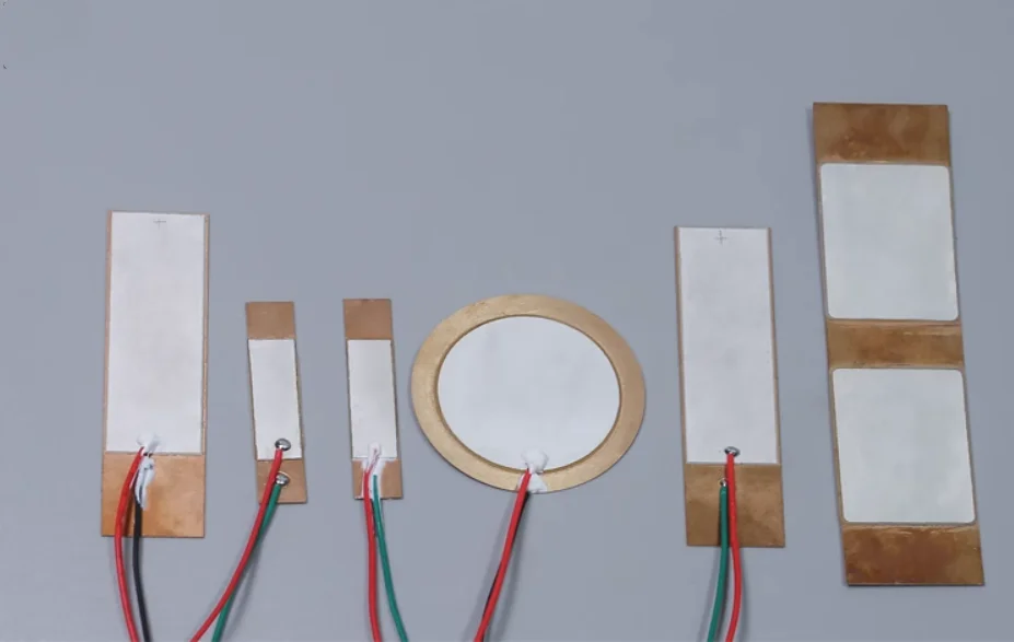 2pcs PZT Bimorph Piezoelectric Ceramic Vibrator Generator Sensor Single