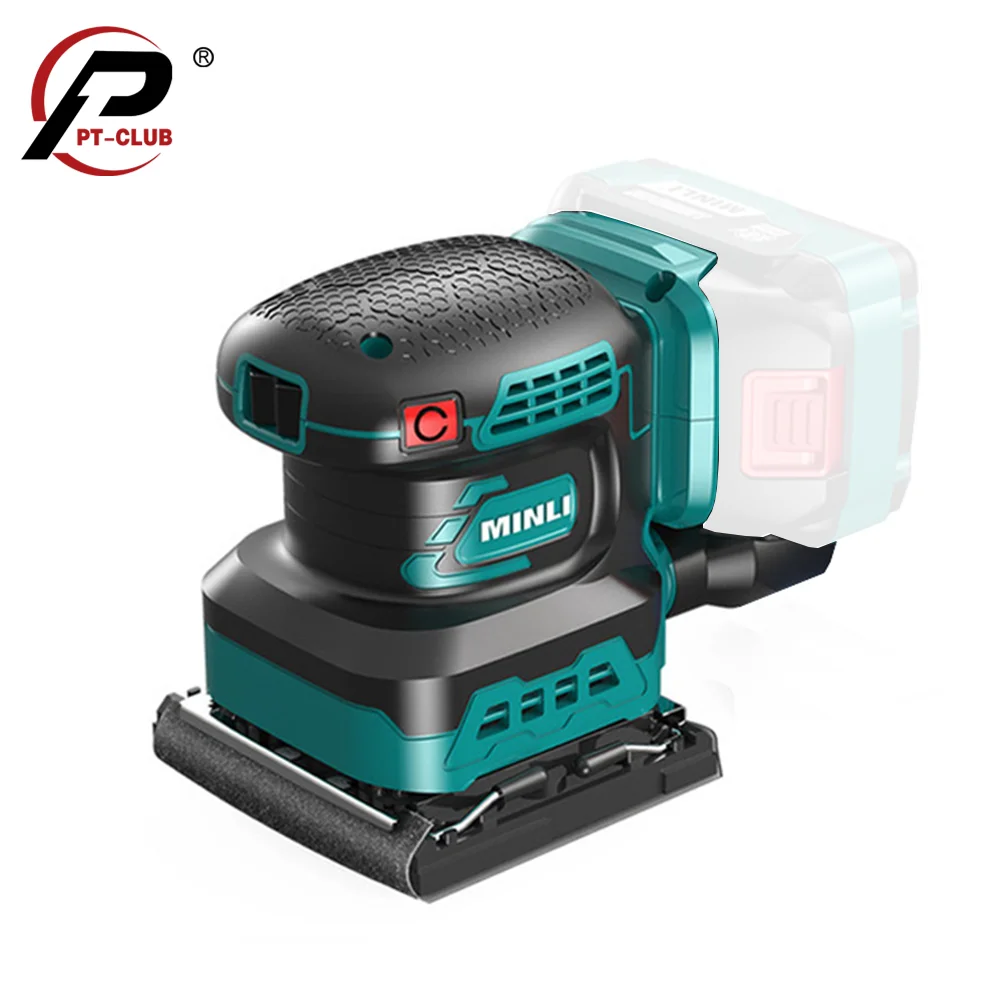 Cordless Random Orbit Sander Professional Lithium-Ion Polishing Machine for Makita 18V Battery Brushless Speed Control No Batter