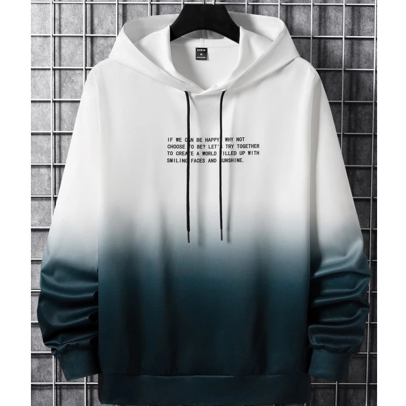 

2023 New Men's Hoodie 3d Gradient Printed Men's Clothing Street Designer Long Sleeved Oversized Pullover Tops Fashion Sweatshirt
