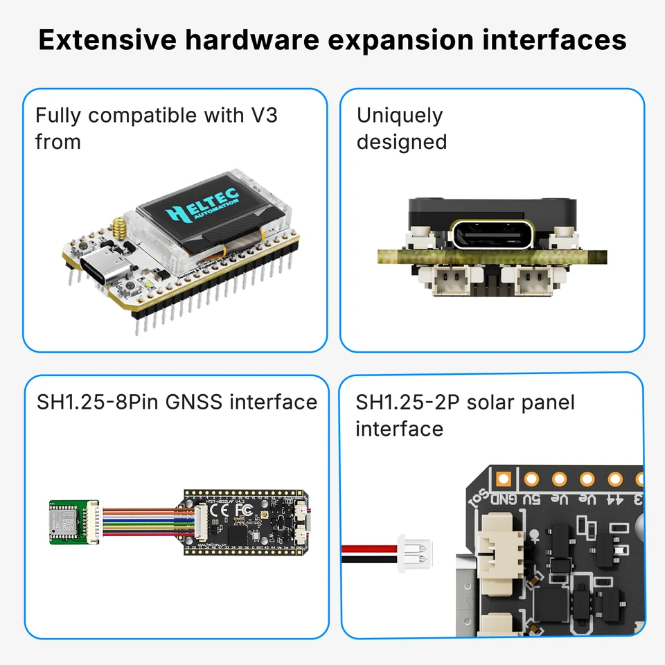 ISTOVO 2X LoRa 32 V4 Meshtastic GPS SX1262 0,96 Inch