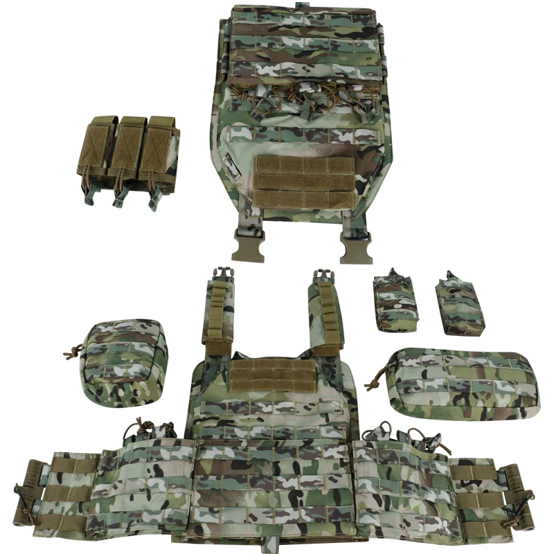 아텍스 MOLLE 퀵 릴리즈 플레이트 캐리어 전술 조끼 훈련 조끼 다기능 야외 장비 전술 장비 사냥 조끼