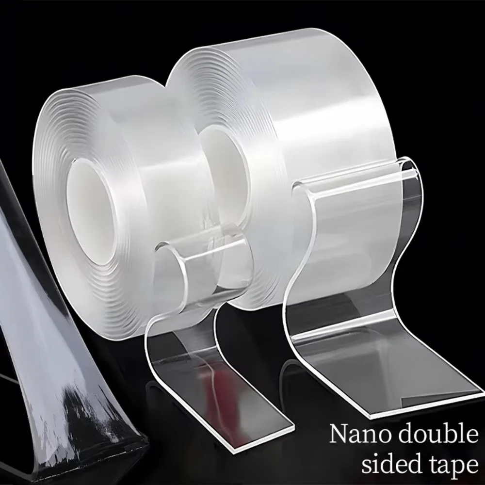 Transparent Double Sided Nano Tape Waterproof Strong Sticky Reusable