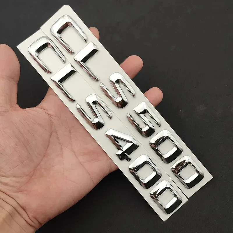 크롬 자동차 트렁크 레터링 배지 3D CLS 53 63 300 320 350 400 450 500 엠블럼 로고 (CLS 시리즈 W218 W219 C218 C257 악세사리)