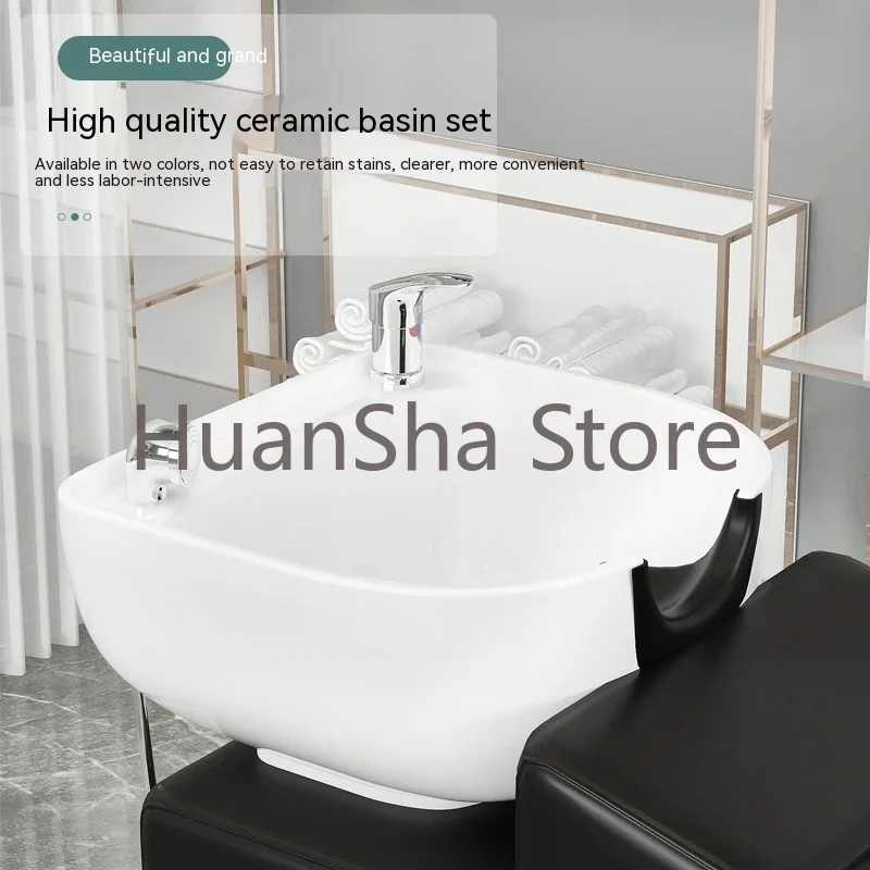 Stylist Nail Japanese Head Spa Chair Professional Hairdresser Shampoo Chair Wash Hair Lava Cabezas Beauty Salon Furniture LJ50SC