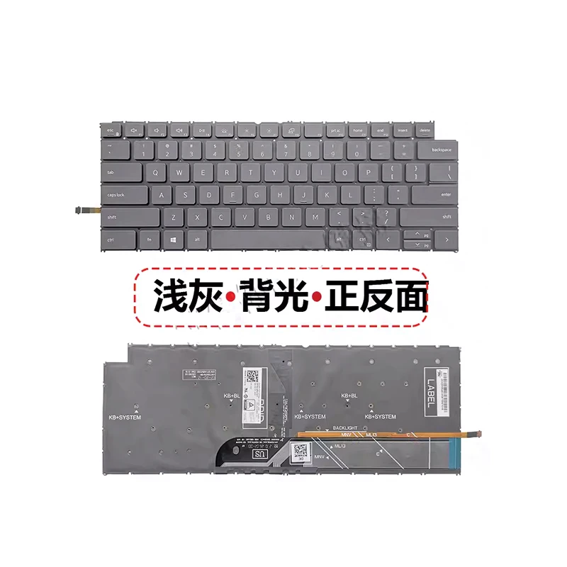 Teclado dos Eua para Dell Inspiron em 14 7420 7430 7415 7425 14 Plus 16 5620 7620 P171g001 - Imagem 4