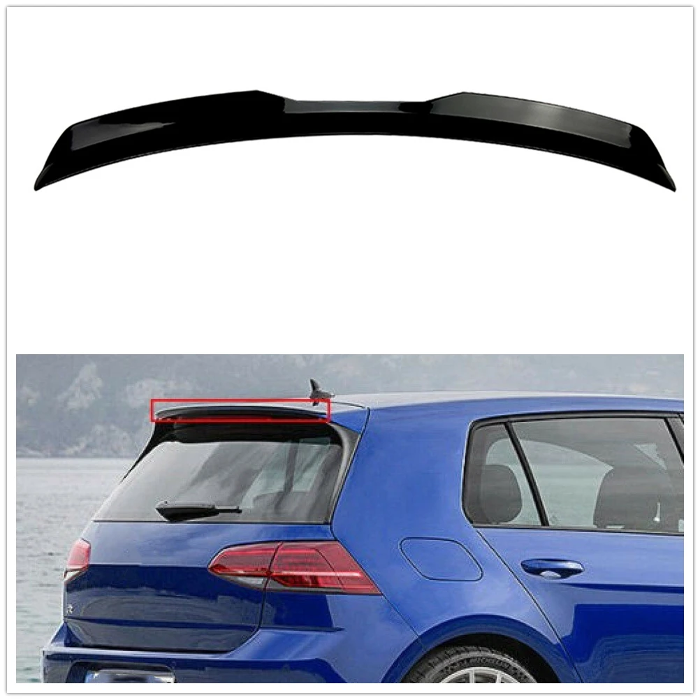 Car Rear Spoiler Roof Lip Wing Tail Gate Flap Trunk Lid Splitter For Volkswagen  Golf MK7 GTI & R GTD 2013-2019 - AliExpress