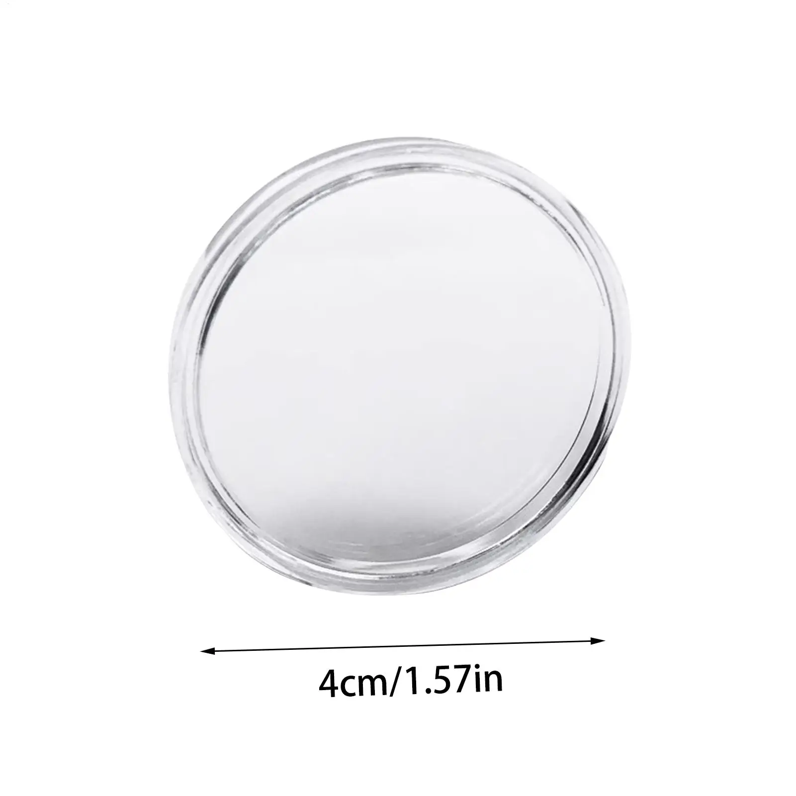 Coin Cases Coin Storage Box Transparent Portable Containers 5 Pieces Small Items Money Jewelry Savings For Men Women Kids