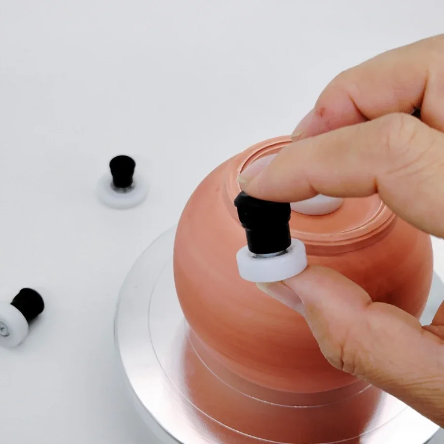 Pottery Tools 4-piece set Trimming Positioning Center Point Bearing DIY Ceramic Bottom Fixing Clay Molding