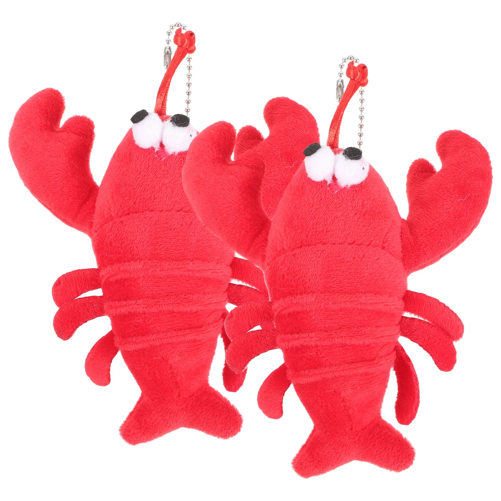 2pcs Cartoon Plush Key Chain Chic Phone Bag Pendant Car Key Hanging Ornament keychain bag ornament keychain