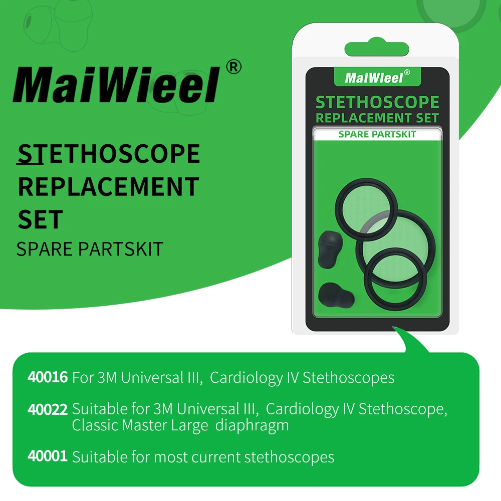 For 3M Littmann Stethoscope Replacement Kits Adult Pediatric Replacement Diaphragm Ear Accessories for Doctor Nurse Health Care medical stethoscope