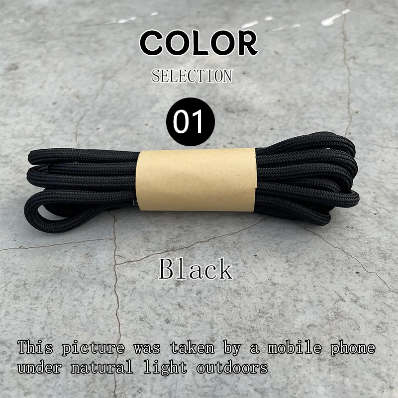 Enhanced Circular 5mm Thick Sneakers Shoe Laces