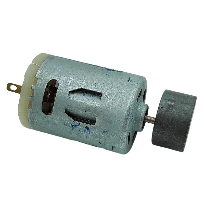 마이크로 RS-385 진동 모터 12V-24V, 대형 편심 휠 포함, DIY 장난감 마사지기/피더용 - 홈 오토메이션용 DC 진동기