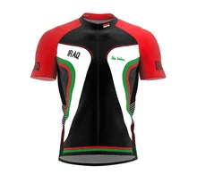

2022 New Classic Summer Cycling Jersey Men's Black IRAQ Retro Sports Bike Cycling Short Sleeves Quick Dry Breathable Customizabl