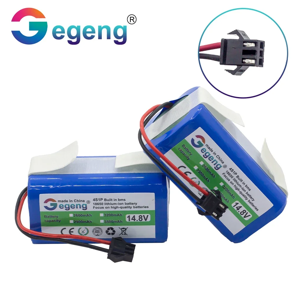 Batteria Agli Ioni Di Litio Gegeng 14.8V 3200Mah Per Eufy Robovac 15C 15T 25C 30C 35C Max G10 G15 G20 G30 Parti Di Aspirapolvere Robot Ibrido