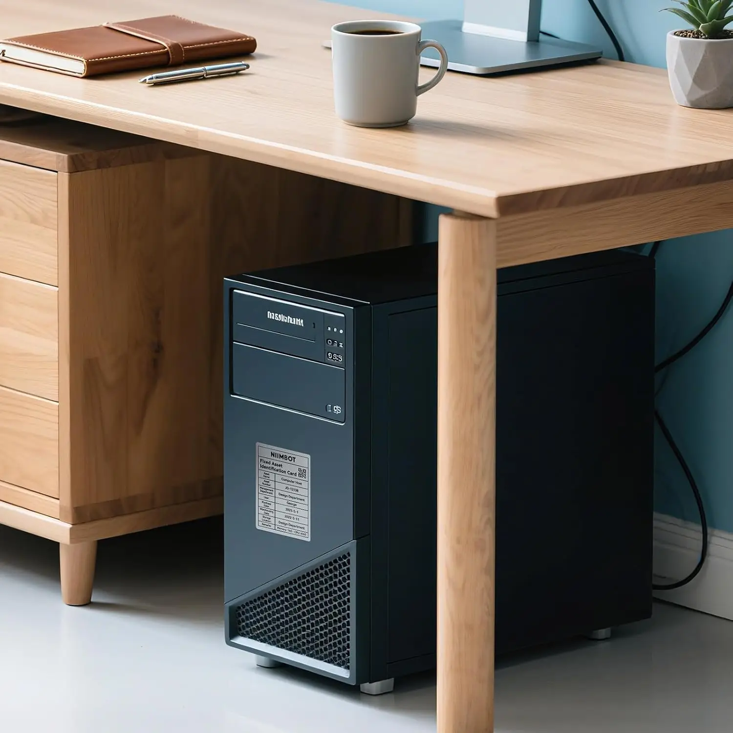 For NiiMBOT M2 Transfer Label Printer White Transparent Color Laser Labels Sticker Paper Adhesive for Office/Outdoor Keep Long