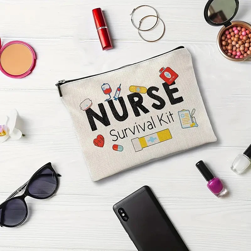 Nurse Makeup Bag Nurse Accessories ER Nurse G-ift Nurse Survival Kit