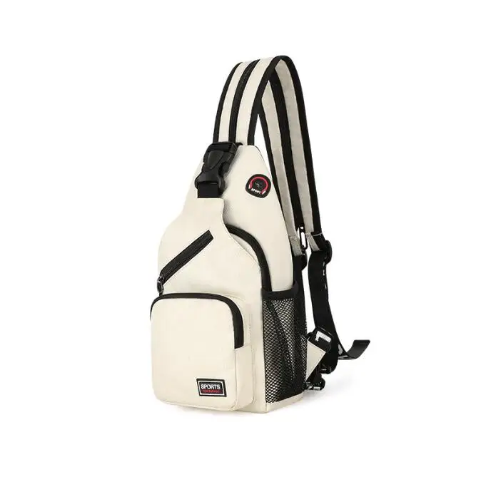 Women Small Backpack Casual Girls Chest Bag with Earphone Hole Travel Backpack Multi-Functional Rucksacks sport shoulder bag