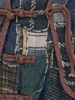 LYUZHE 2025 Spring Autumn New Vintage Printed Patchwork Women Matching Sets V-neck Vest And Overalls Casual Suit ZXY279B 6