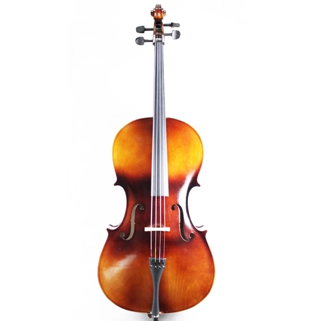 Violoncelle acoustique avancée faite à la main avec sac gig, bois du  Brésil, cordes de pont d'arc, jeu de matiques, taille 4/4, 3/4, 1/2, 1/4,  1/8 - AliExpress