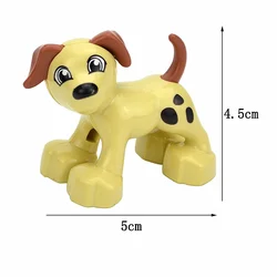 Bulk Large Animal Building Blocks Set - Farm & Zoo Creatures Toys (Dog)