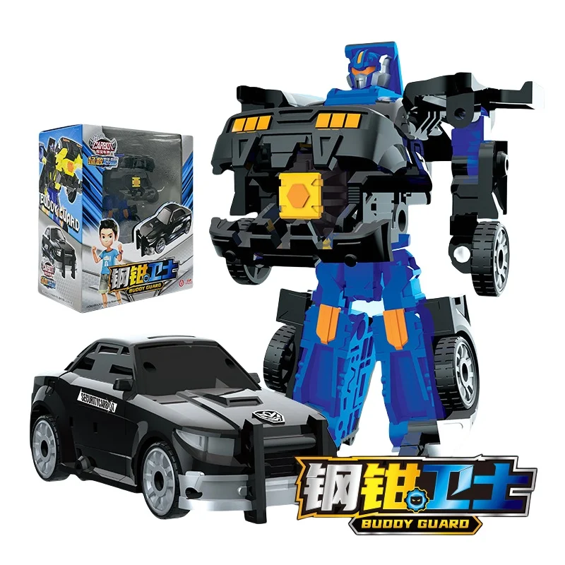 Ciao Carbot Angry puff Fient Buooy Guaro Ricops Trasformazione Robot Auto Action Figures Deformazione Salvataggio ACE Giocattoli per bambini Regali - immagine 3