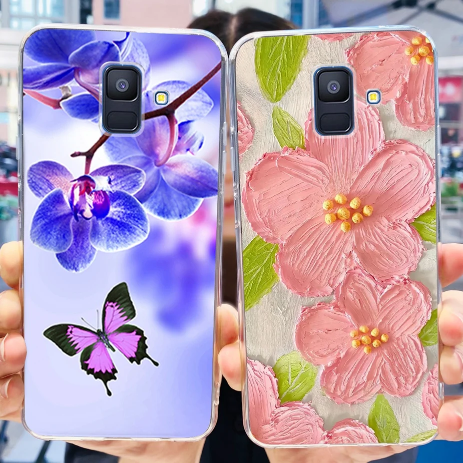 Cute Fashion Painted Soft Silicone Phone Case Cover with Bumper Protection