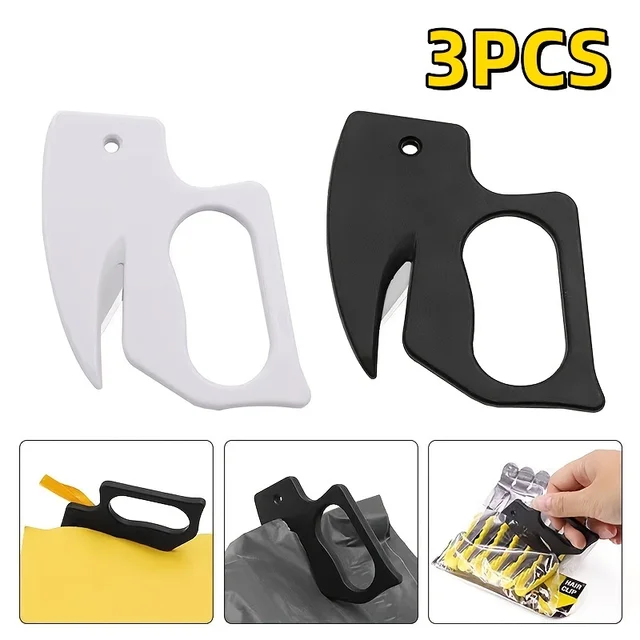 3 Portable Household Utility Knives with Stainless Steel Blades, Suitable for Daily DIY Projects, Cutting Letters, and Opening Packages 1