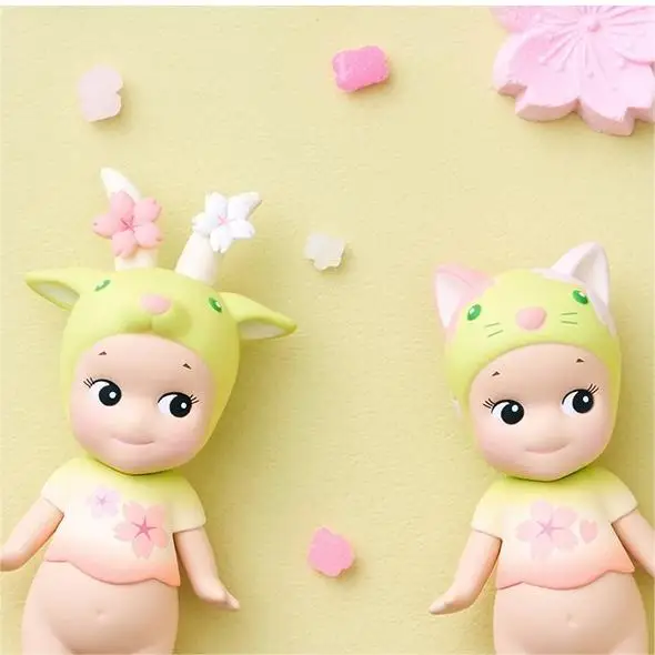 

Декоративный подарок, подлинный Ангел Sonny 2022, коллекция весенних вишневых коллекций, ограниченная деталь, кукла с розовым цветком вишни, декоративные игрушки