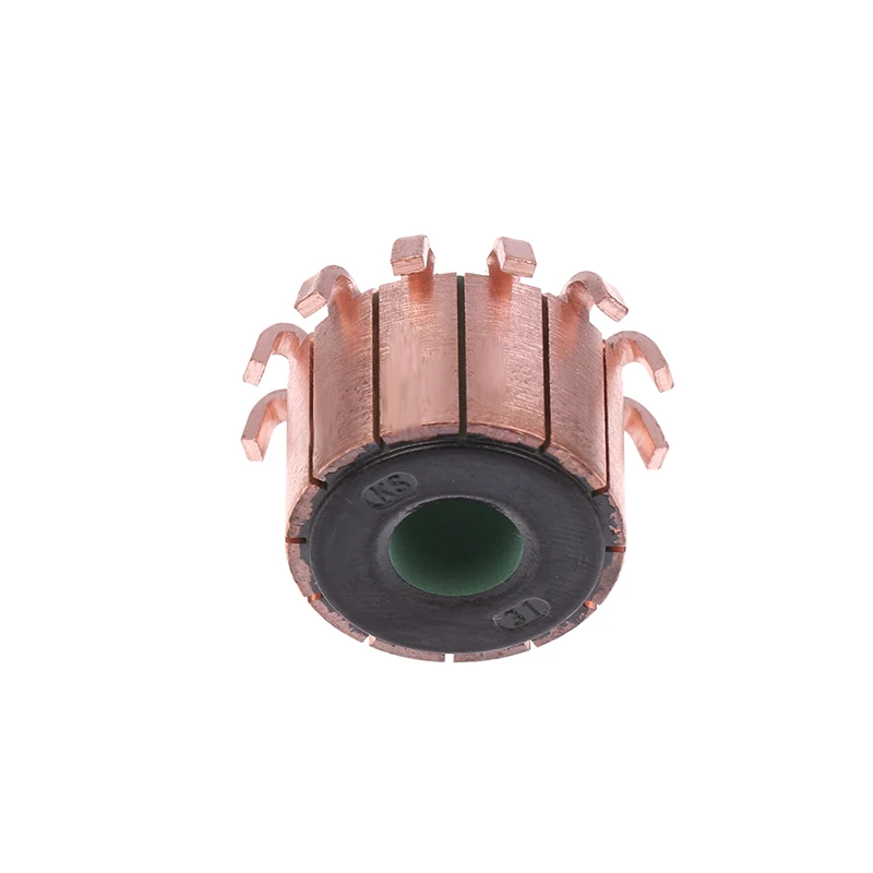뜨거워요 1개 구리 후크형 전기 모터 정류자 23x9x17mm 12P 톱니 구리 후크형 전기 모터 정류자
