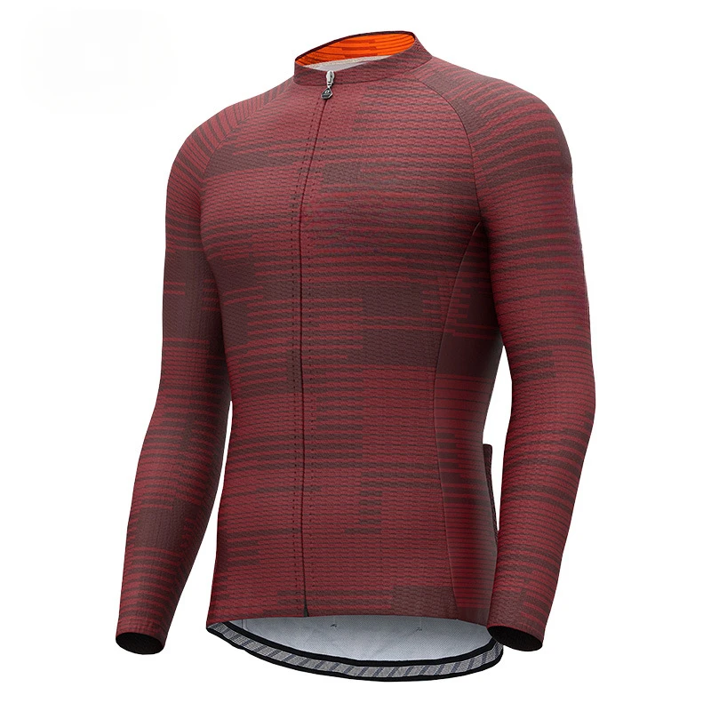 Summer Cycling Long-sleeved Breathable Cycling Clothing Top Men's Thin Long-sleeved Cycling Jersey 2
