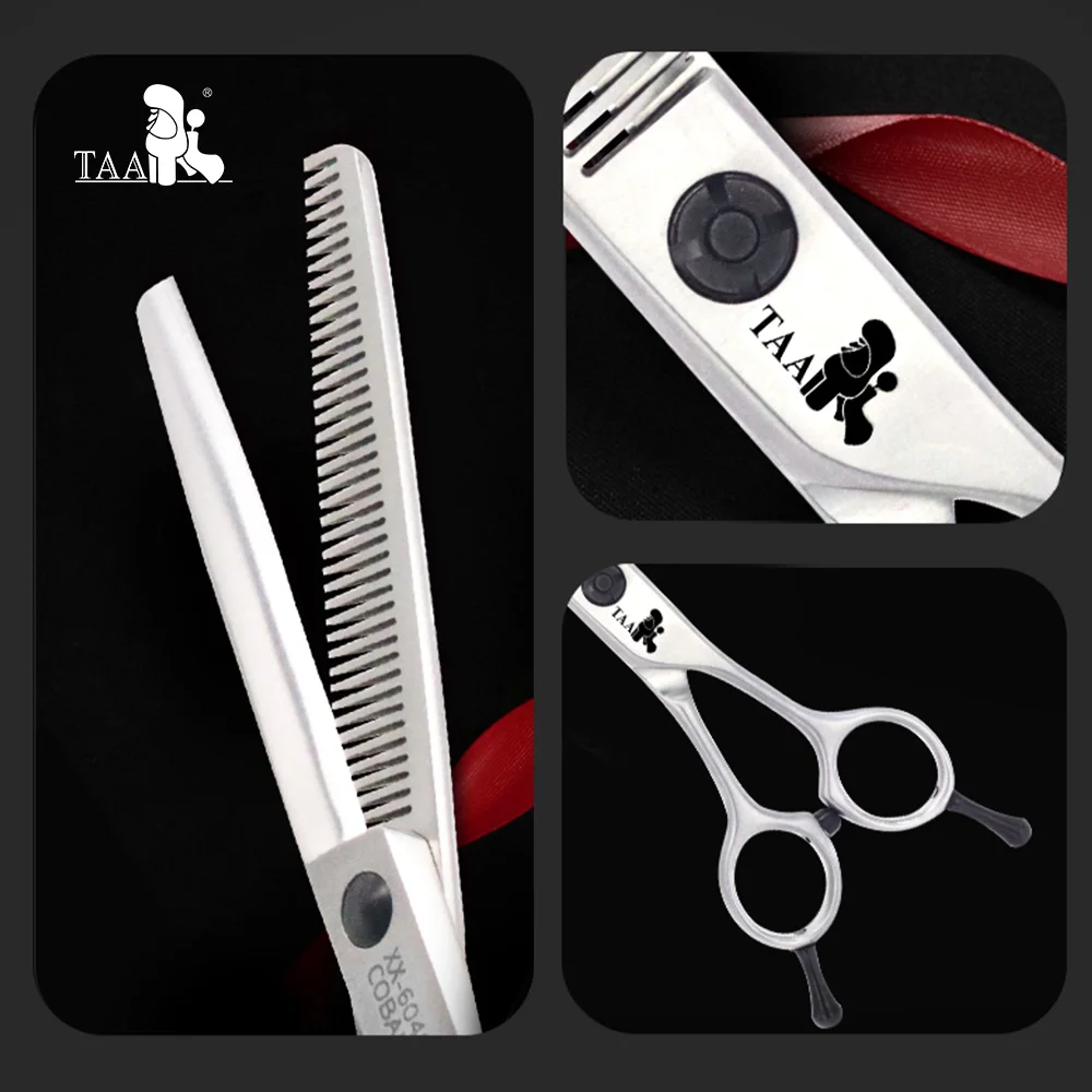 Dog Grooming Shears Professional Pet Scissors Serrated Ultra-Light Hair Cut XX-6040