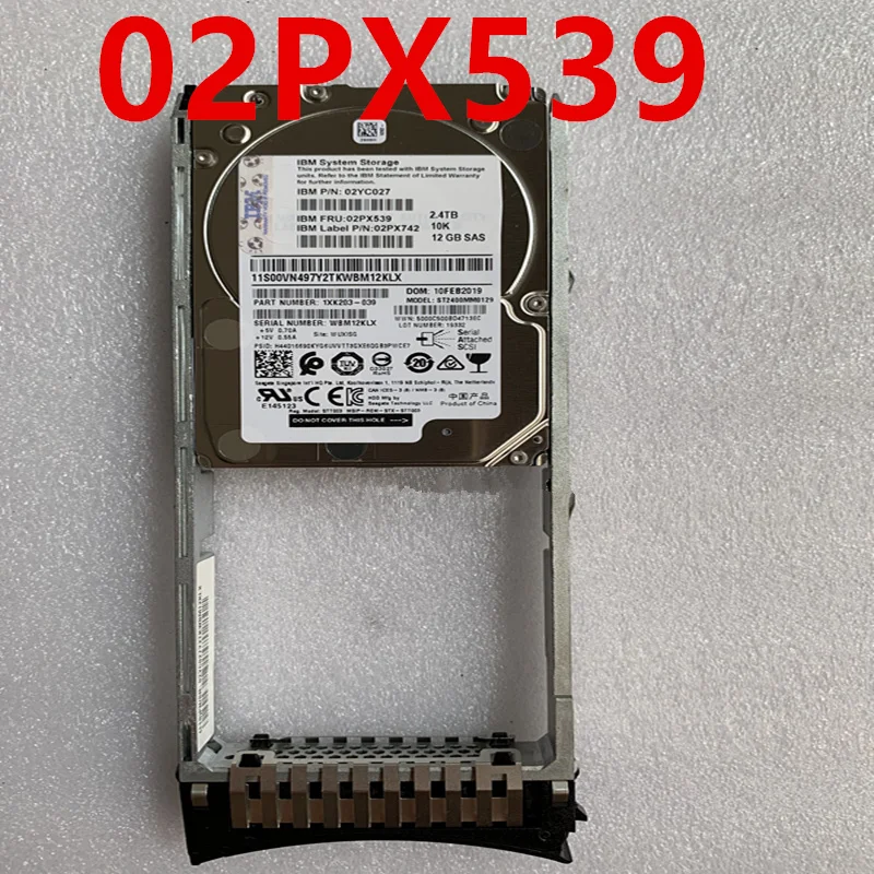 새 원본 하드 디스크, IBM 2.4 테라바이트 2.5 &128MB SAS 10000RPM 02px53902px742 02YC027 ST2400MM0129